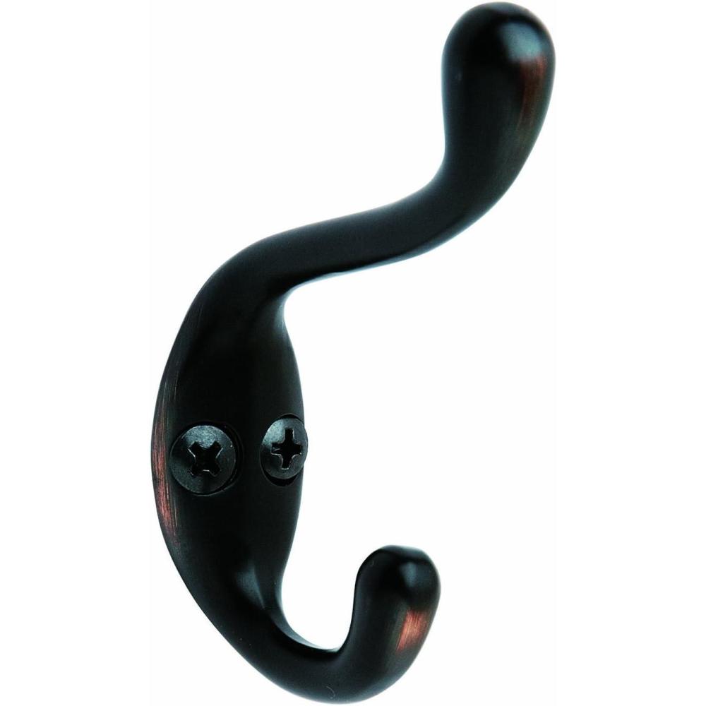 image:imageAmerock Medium Coat Hook Wall Mount Oil Rubbed Bronze 1 Pack Robe Hook Towel Hook Entryway Hook Bathroom HookOil Rubbed Bronze