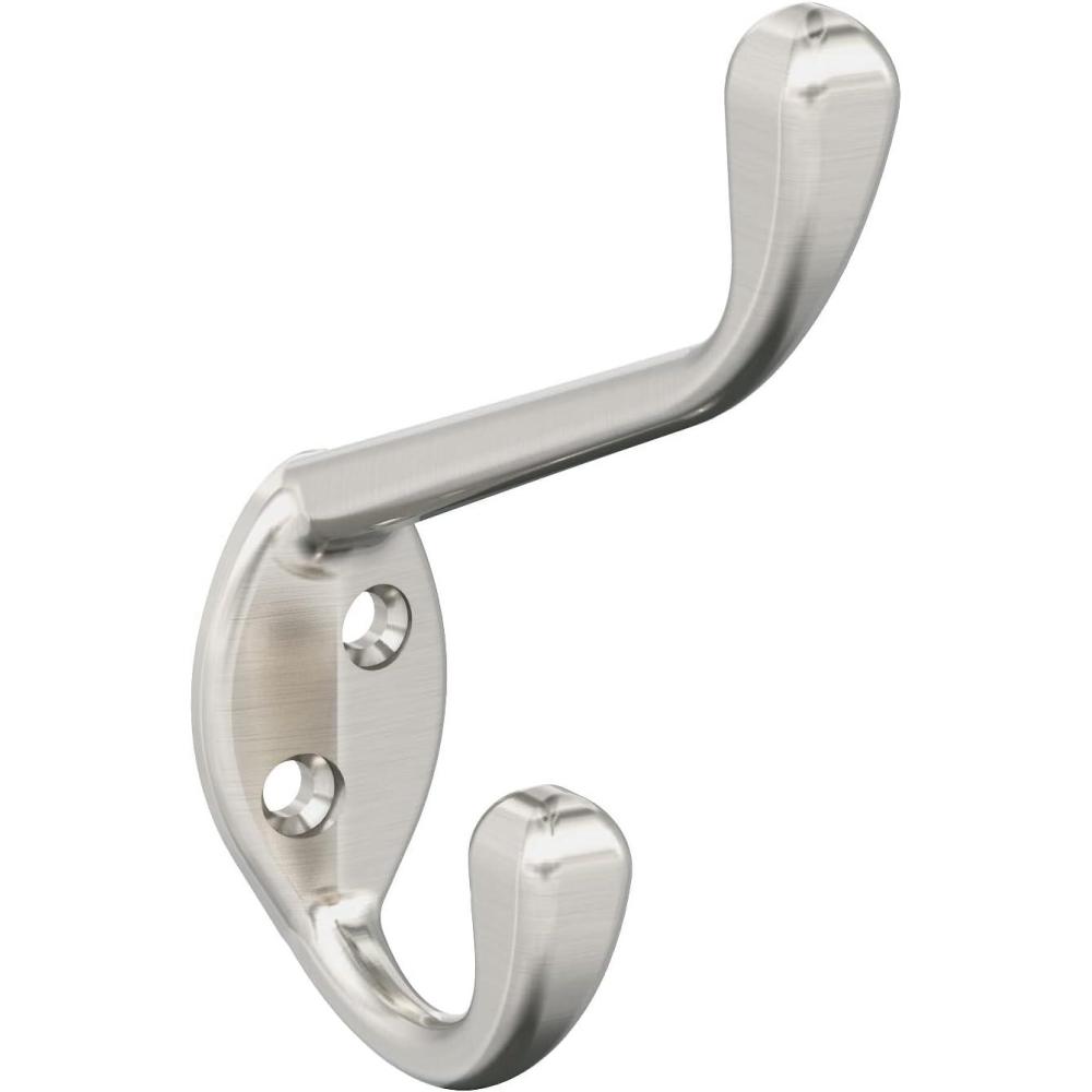 image:imageAmerock Wall Mounted Single Hook Finish Satin Nickel