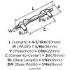 Amerock | Cabinet Pull | Antique Brass | 3 inch (76 mm) Center to Center | Everyday Heritage | 1 Pack | Drawer Pull | Drawer Handle | Cabinet Hardware(1 Count (Pack of 1))