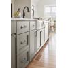 Amerock | Cabinet Pull | Antique Iron | 3-3/4 inch (96 mm) Center-to-Center | Rockwell | 1 Pack | Drawer Pull | Drawer Handle | Cabinet Hardware