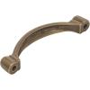 Amerock | Cabinet Pull | Burnished Brass | 3 inch (76 mm) Center to Center | Everyday Heritage | 1 Pack | Drawer Pull | Drawer Handle | Cabinet Hardware(1 Count (Pack of 2))