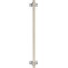 Amerock | Cabinet Pull | Silver Champagne | 10-1/16 inch (256 mm) Center-to-Center | Rockwell | 1 Pack | Drawer Pull | Drawer Handle | Cabinet Hardware