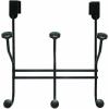 Amerock | Over-The-Door Hook Rack | 3 Double Prong Hooks | Oil Rubbed Bronze | 9-3/4 inch (248 mm) Length(Oil Rubbed Bronze)