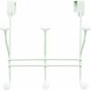 Amerock | Over-The-Door Hook Rack | 3 Double Prong Hooks | Oil Rubbed Bronze | 9-3/4 inch (248 mm) Length(White)