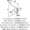 Amerock Wall Mounted Single Hook Finish: Satin Nickel