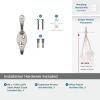 Amerock Wall Mounted Single Hook Finish: Satin Nickel
