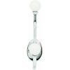 H-55469-W26 Amerock Globe Coat and Hat Hook-White/Chrome