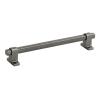 Amerock | Cabinet Pull | Antique Iron | 7-9/16 inch (192 mm) Center-to-Center | Rockwell | 1 Pack | Drawer Pull | Drawer Handle | Cabinet Hardware