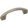 Amerock | Cabinet Pull | Oil Rubbed Bronze | 3 inch (76 mm) Center to Center | Everyday Heritage | 1 Pack | Drawer Pull | Drawer Handle | Cabinet Hardware(Satin Nickel)