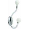 H-55469-W26 Amerock Globe Coat and Hat Hook-White/Chrome