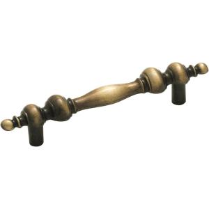 Amerock | Cabinet Pull | Antique Brass | 3 inch (76 mm) Center to Center | Everyday Heritage | 1 Pack | Drawer Pull | Drawer Handle | Cabinet Hardware(1 Count (Pack of 1))