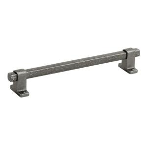 Amerock | Cabinet Pull | Antique Iron | 7-9/16 inch (192 mm) Center-to-Center | Rockwell | 1 Pack | Drawer Pull | Drawer Handle | Cabinet Hardware