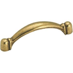 Amerock | Cabinet Pull | Burnished Brass | 3 inch (76 mm) Center to Center | Everyday Heritage | 1 Pack | Drawer Pull | Drawer Handle | Cabinet Hardware(1 Count (Pack of 1))