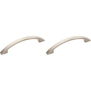 Amerock | Cabinet Pull | Satin Nickel | 3-3/4 inch (96 mm) Center to Center | Everyday Heritage | 1 Pack | Drawer Pull | Drawer Handle | Cabinet Hardware(1 Count (Pack of 2))