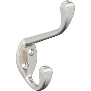 Amerock Wall Mounted Single Hook Finish: Satin Nickel