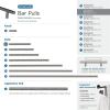 Amerock | Cabinet Pull | Gunmetal | 3 inch (76 mm) Center to Center | Bar Pulls | 1 Pack | Drawer Pull | Drawer Handle | Cabinet Hardware