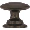 Amerock | Cabinet Knob | Antique Silver | 1-1/4 inch (32 mm) Diameter | Ravino | 1 Pack | Drawer Knob | Cabinet Hardware(Black Nickel)