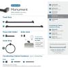 Amerock | Matte Black | Monument | Towel Bar | 18 inch (457 mm) | 4 Piece | Bathroom Accessories Set