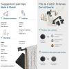 Amerock | Matte Black | Mulholland | 5 Piece | Bathroom Accessories Set