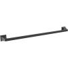 Amerock | Matte Black | Mulholland | Towel Bar | 24 inch (610 mm) | 4 Piece | Bathroom Accessories Set