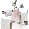 Amerock | Brushed Nickel | Mulholland | Towel Bar | 24 inch (610 mm) | 4 Piece | Bathroom Accessories Set