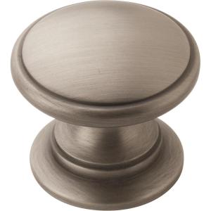 Amerock | Cabinet Knob | Antique Silver | 1-1/4 inch (32 mm) Diameter | Ravino | 1 Pack | Drawer Knob | Cabinet Hardware(Antique Silver)
