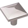 Amerock | Cabinet Knob | Antique Silver | 1-1/8 inch (29 mm) Length | Extensity | 1 Pack | Drawer Knob | Cabinet Hardware(Polished Chrome)
