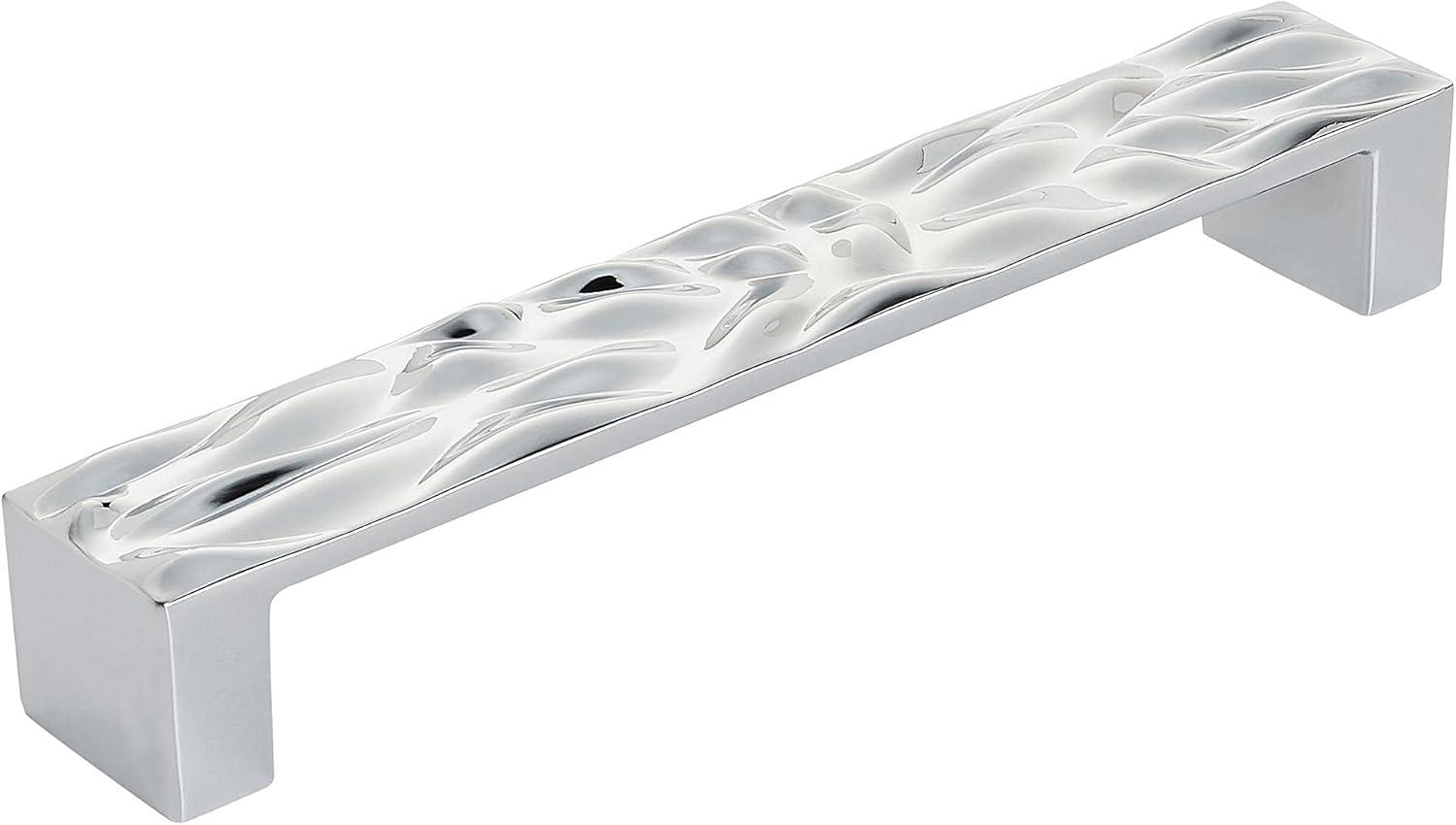 image:imageAmerock Cabinet Pull Matte Black 5116 inch 128 mm Center to Center Calathea 1 Pack Drawer Pull Drawer Handle Cabinet HardwarePolished Chrome