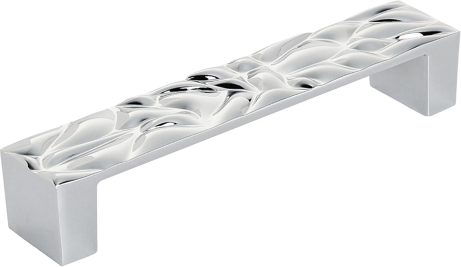 image:imageAmerock Cabinet Pull Matte Black 5116 inch 128 mm Center to Center Calathea 1 Pack Drawer Pull Drawer Handle Cabinet HardwarePolished Chrome