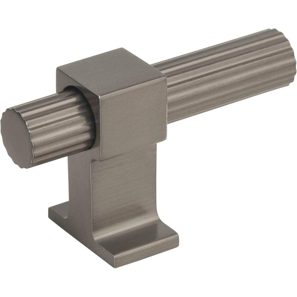 image:imageAmerock Cabinet Knob Black Brushed Nickel 238 inch 60 mm Length Carrigan 1 Pack Drawer Knob Cabinet HardwareBlack Brushed Nickel