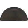 Amerock | Cabinet Cup Pull | Matte Black | 3 inch (76 mm) Center to Center | Cup Pulls | 5 Pack | Drawer Pull | Drawer Handle | Cabinet Hardware