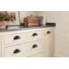 Amerock | Cabinet Cup Pull | Matte Black | 3 inch (76 mm) Center to Center | Ravino | Drawer Pull | Drawer Handle | Cabinet Hardware (Pack of 10)