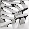 Amerock | Cabinet Pull | Matte Black | 1-1/4 inch (32 mm) Center to Center | Calathea | 1 Pack | Drawer Pull | Drawer Handle | Cabinet Hardware(Polished Chrome)