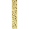 Amerock | Cabinet Pull | Matte Black | 5-1/16 inch (128 mm) Center to Center | Calathea | 1 Pack | Drawer Pull | Drawer Handle | Cabinet Hardware(Brushed Gold)