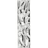 Amerock | Cabinet Pull | Matte Black | 5-1/16 inch (128 mm) Center to Center | Calathea | 1 Pack | Drawer Pull | Drawer Handle | Cabinet Hardware(Polished Chrome)