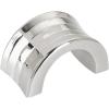 Amerock | Cabinet Finger Pull | Golden Champagne | 1-1/4 inch (32 mm) Center to Center | Concentric | 1 Pack | Drawer Pull | Drawer Handle | Cabinet Hardware(Polished Nickel)
