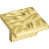 Amerock | Cabinet Pull | Matte Black | 1-1/4 inch (32 mm) Center to Center | Calathea | 1 Pack | Drawer Pull | Drawer Handle | Cabinet Hardware(Brushed Gold)