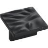 Amerock | Cabinet Pull | Matte Black | 1-1/4 inch (32 mm) Center to Center | Calathea | 1 Pack | Drawer Pull | Drawer Handle | Cabinet Hardware(Matte Black)
