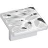 Amerock | Cabinet Pull | Matte Black | 1-1/4 inch (32 mm) Center to Center | Calathea | 1 Pack | Drawer Pull | Drawer Handle | Cabinet Hardware(Polished Chrome)