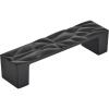 Amerock | Cabinet Pull | Matte Black | 5-1/16 inch (128 mm) Center to Center | Calathea | 1 Pack | Drawer Pull | Drawer Handle | Cabinet Hardware(Matte Black)