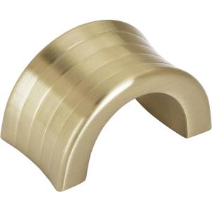 Amerock | Cabinet Finger Pull | Golden Champagne | 1-1/4 inch (32 mm) Center to Center | Concentric | 1 Pack | Drawer Pull | Drawer Handle | Cabinet Hardware(Golden Champagne)