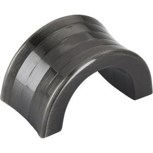 Amerock | Cabinet Finger Pull | Golden Champagne | 1-1/4 inch (32 mm) Center to Center | Concentric | 1 Pack | Drawer Pull | Drawer Handle | Cabinet Hardware(Gunmetal)