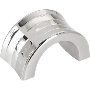 Amerock | Cabinet Finger Pull | Golden Champagne | 1-1/4 inch (32 mm) Center to Center | Concentric | 1 Pack | Drawer Pull | Drawer Handle | Cabinet Hardware(Polished Nickel)