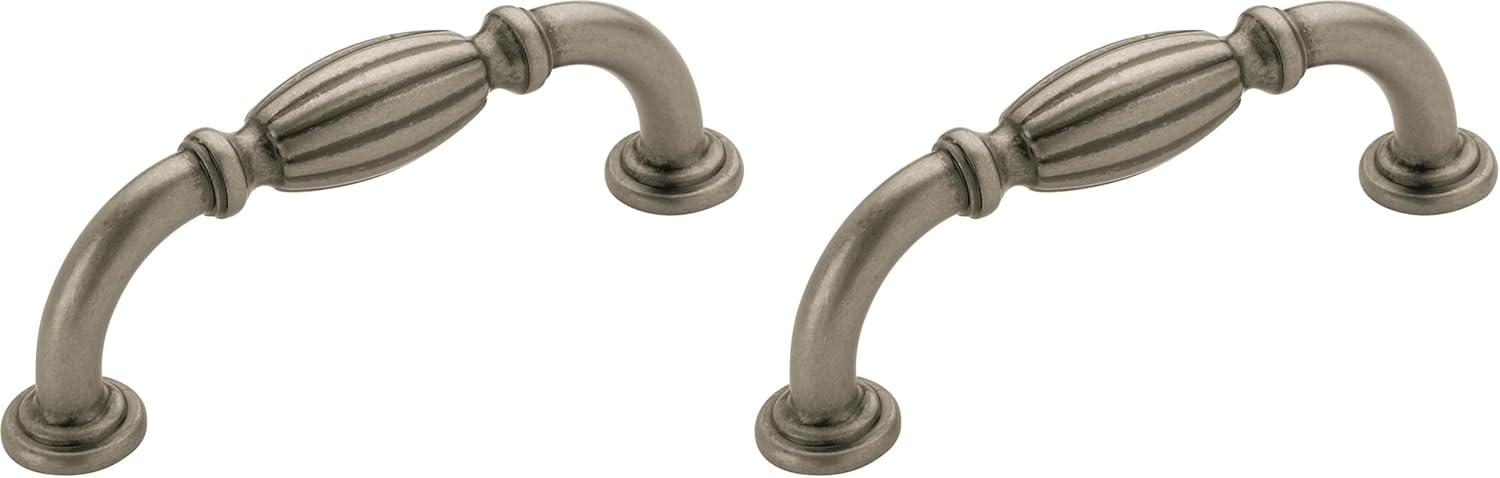 image:imageAmerock Cabinet Pull Satin Nickel 3 inch 76 mm Center to Center Blythe 1 Pack Drawer Pull Drawer Handle Cabinet HardwareWeathered Nickel