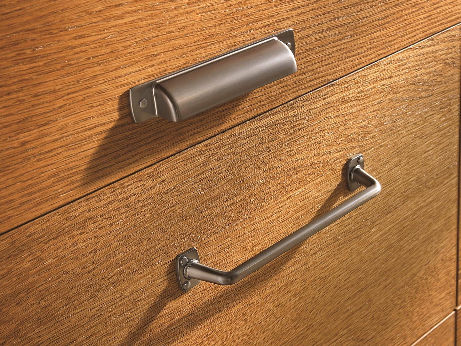 image:imageAmerock Cabinet Pull Satin Nickel 3 inch 76 mm Center to Center Rochdale 1 Pack Drawer Pull Drawer Handle Cabinet HardwareGraphite