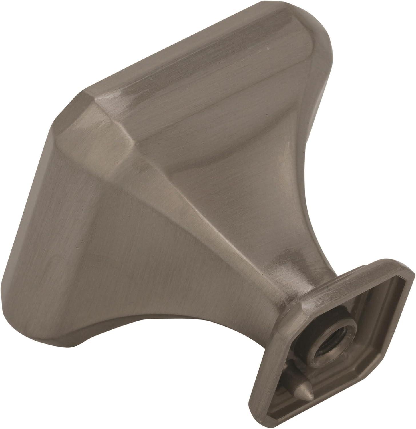 image:imageAmerock BP36547GM Wells 112 in 38 mm Length Gunmetal Cabinet KnobSatin Nickel