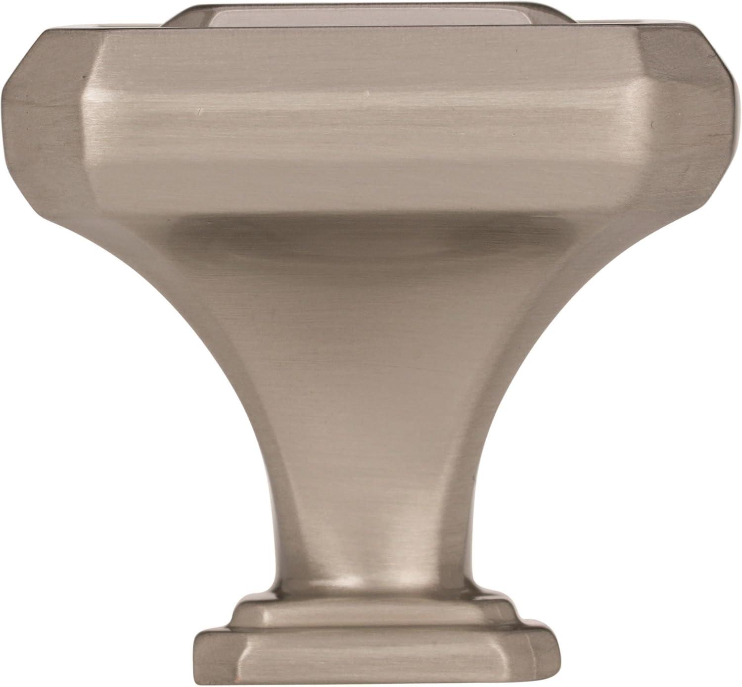image:imageAmerock BP36547GM Wells 112 in 38 mm Length Gunmetal Cabinet KnobSatin Nickel