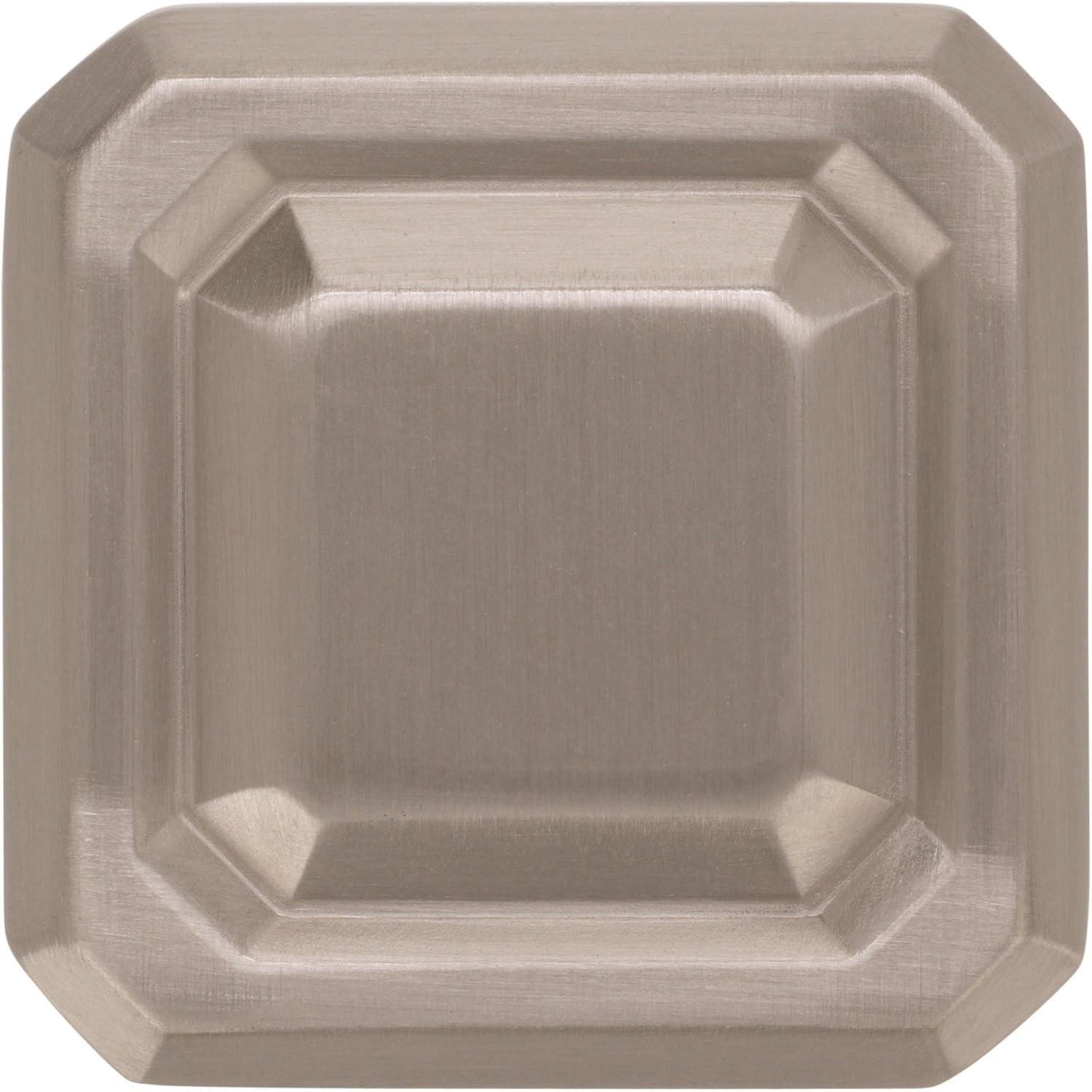 image:imageAmerock BP36547GM Wells 112 in 38 mm Length Gunmetal Cabinet KnobSatin Nickel