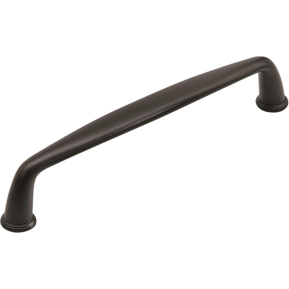 image:imageAmerock BP53702AS Kane 96Millimeter CentertoCenter Pull Antique SilverBlack Bronze