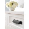 Amerock | Cabinet Cup Pull | Matte Black | 3-3/4 inch (96 mm) Center-to-Center | Rochdale | 10 Pack | Drawer Pull | Drawer Handle | Cabinet Hardware(Matte Black)